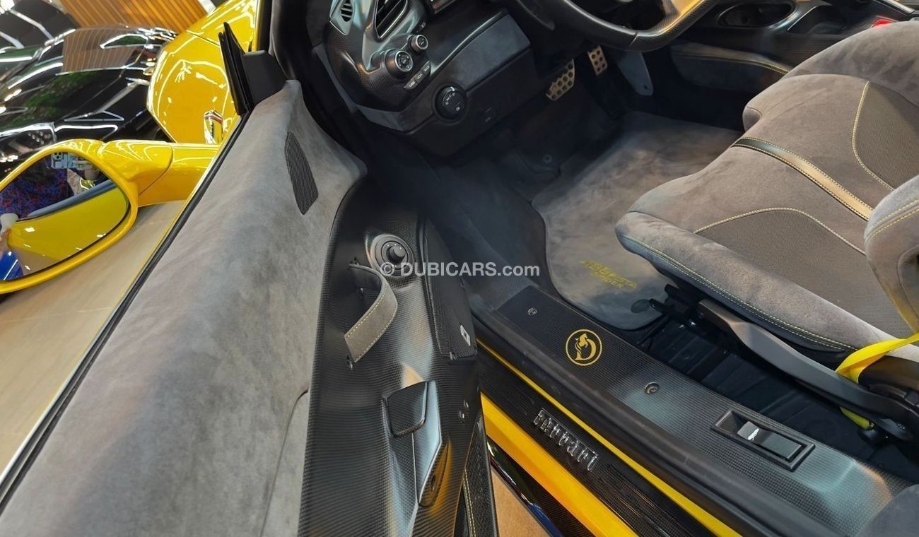 Ferrari 488 | EID AL ETIHAD SPECIAL PRICE | PISTA SPIDER | 2020 | GIALLO MODENA | FULL CARBON FIBER