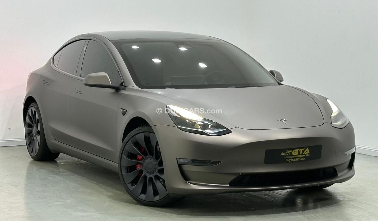 تسلا موديل 3 Performance 2023 Tesla Model 3 Performance, 2027 Tesla Warranty, 2031 Tesla Battery Warranty, Low Km