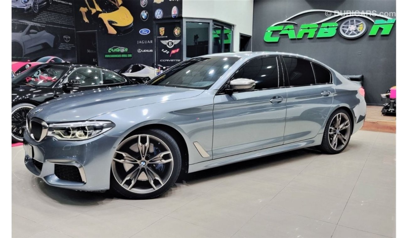 BMW M550i BMW 550I XDRIVE 2019 GCC UNDER WARRANTY SERVICE CONTRACT FROM THE AGENCY IN PERFECT CONDITION