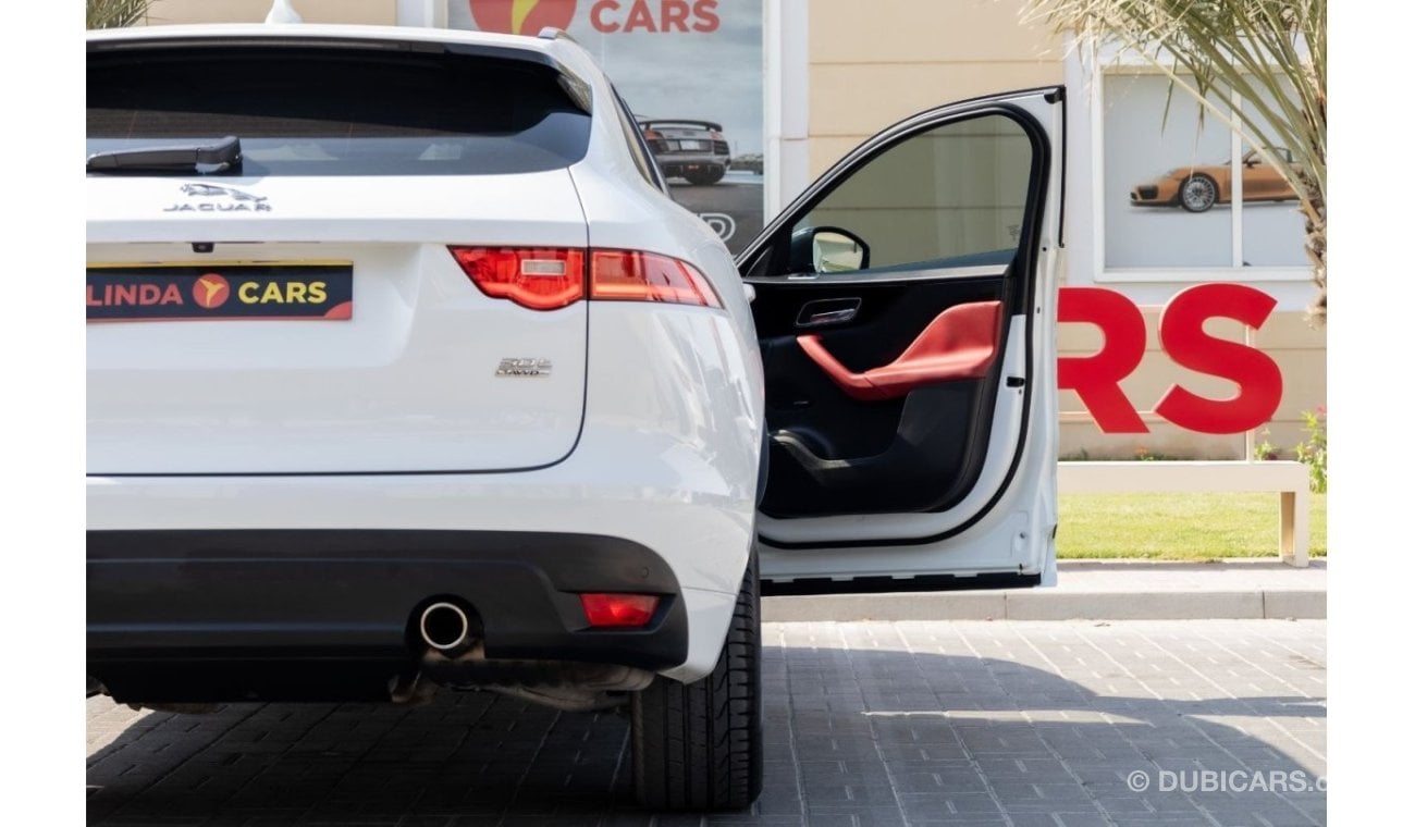 جاكوار F Pace Jaguar F-Pace R-Sport 2018 GCC under Warranty with Flexible Down-Payment.