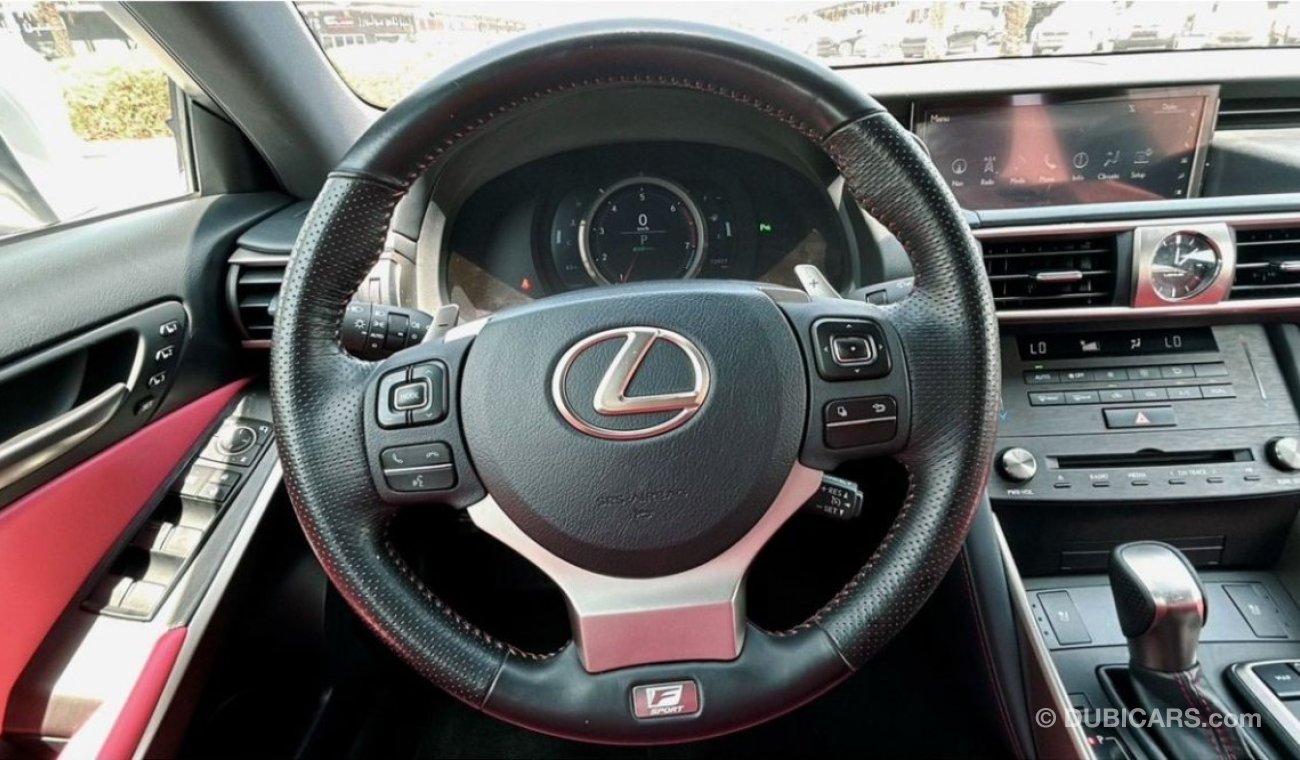 لكزس IS 300 LEXUS IS300 F SPORT 2020 GCC AL FUTTAIM LEXUS LOW MILEAGE SINGLE OWNER IN MINT CONDITION