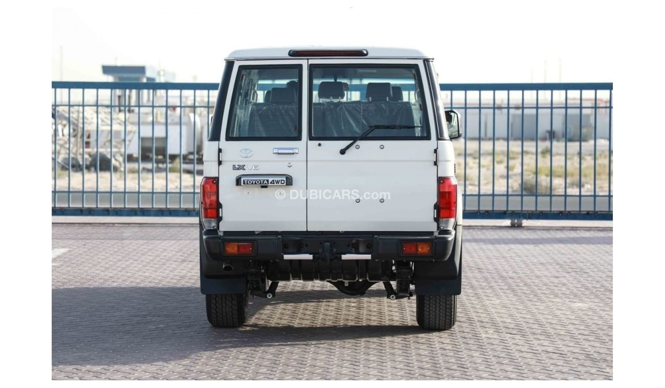 Toyota Land Cruiser Hard Top 2024 Toyota LC76 4.0 Hard Top LX HI - White inside Bluish Grey | Export Only