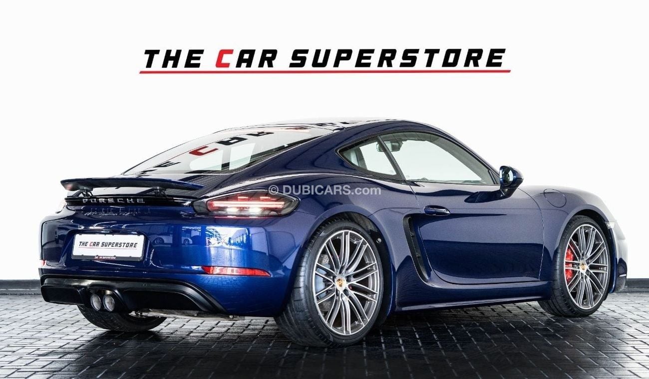 بورش كايمان 718 GTS 4.0L A/T 2020-PORSCHE CAYMAN 718 GTS-GCC-FULL SERVICE HISTORY WITH AL NABOODA-WARRANTY