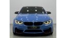 بي أم دبليو M4 Std 2018 BMW M4 Coupe, Warranty, Full BMW Service History, Carbon Fiber Package, GCC