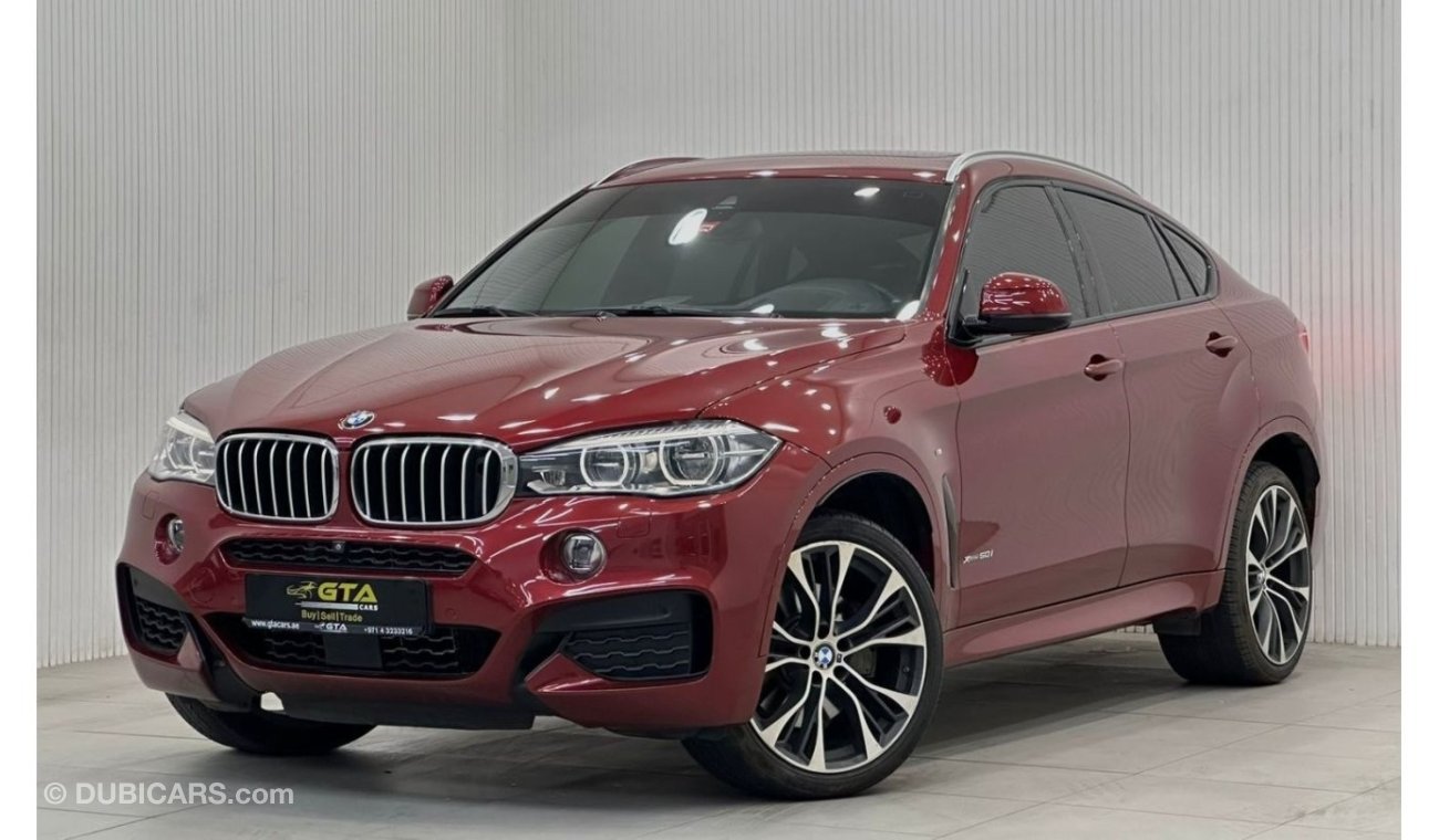 BMW X6 50i M Sport 2018 BMW X6 xDrive50i M-Sport, Warranty, Full BMW Service History, Fully Loaded, GCC