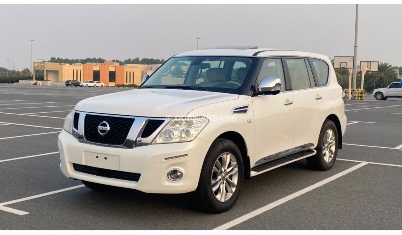 Nissan Patrol LE Platinum 1 على 1 رادار تحكم مسار كراسي كهرباء شاشات خلفيه خمس كاميرات بدون حادث بدون Full option