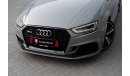 Audi RS3 | 2,840 P.M  | 0% Downpayment | Pristine Condition!