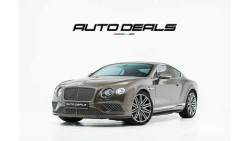 Bentley Continental GT Speed | GCC - Perfect Condition | 6.0L W12