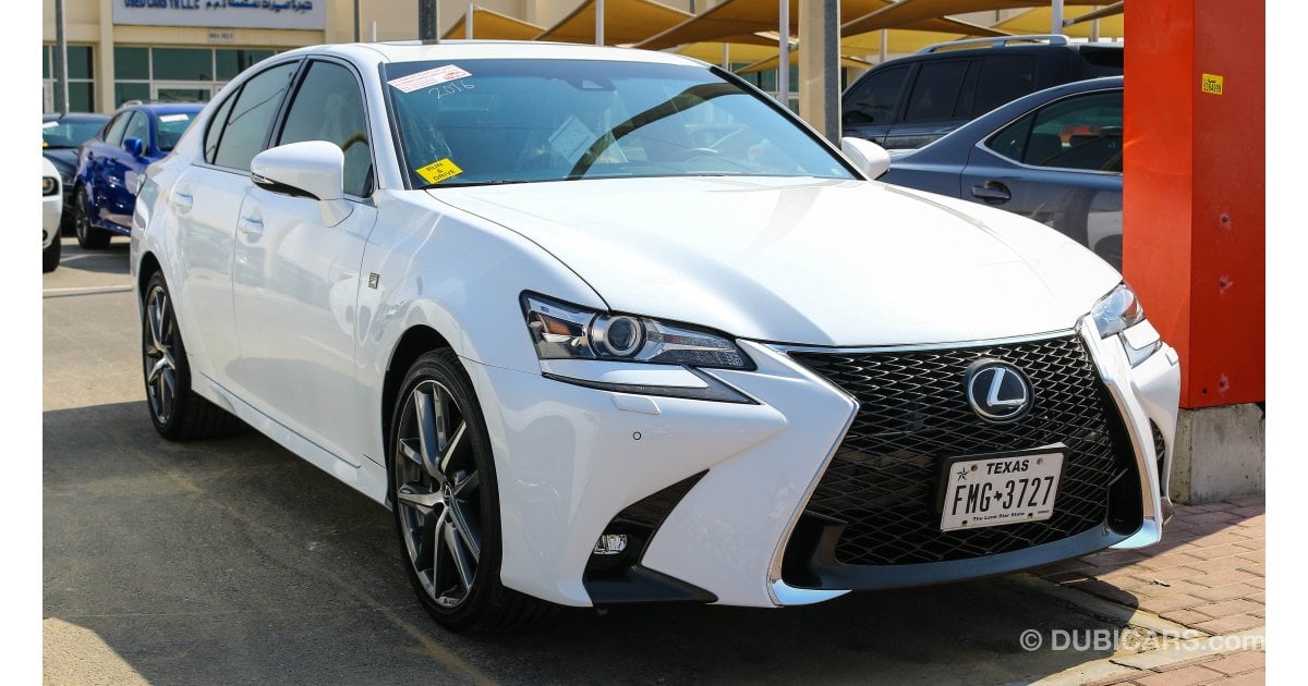 Lexus GS 350 F Sport for sale: AED 190,000. White, 2016
