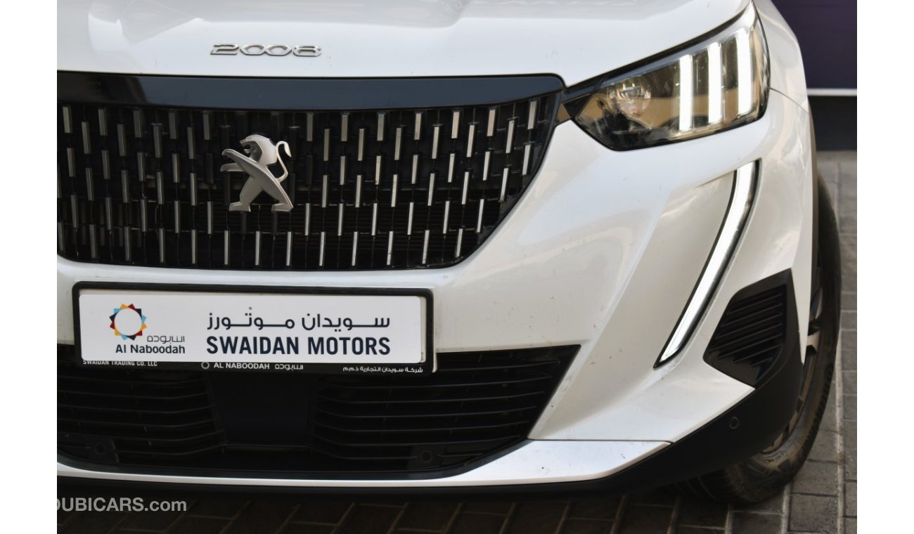 Peugeot 2008 AED 1279 PM | 1.2L GT GCC AGENCY WARRANTY UP TO 2028 OR 100K KM