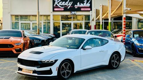 Ford Mustang EcoBoost 2.3L Convertible A/T | Monthly AED 2320/- | 0% DP | Original Seats | Remote Rev | # 06883