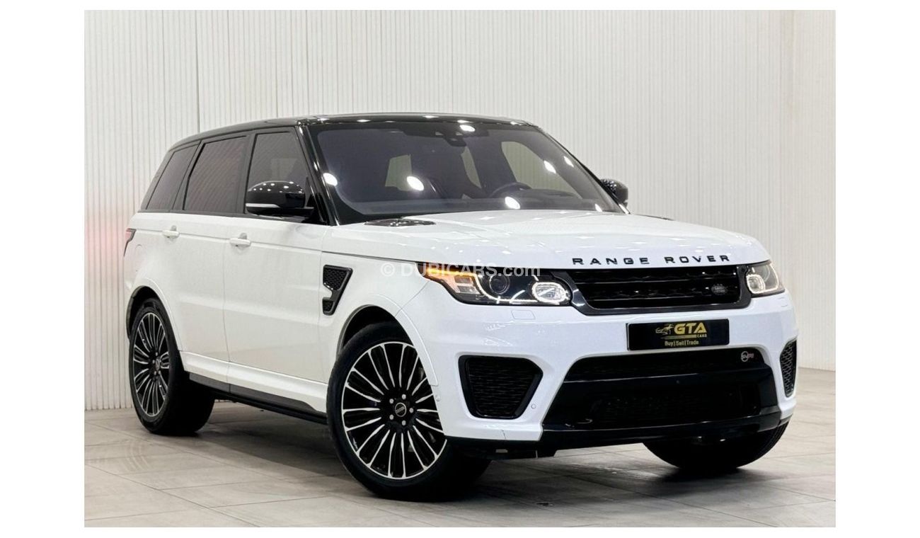 لاند روفر رينج روفر سبورت 2017 Range Rover Sport SVR, Warranty, Service History, Full Options, Low Kms, GCC Specs