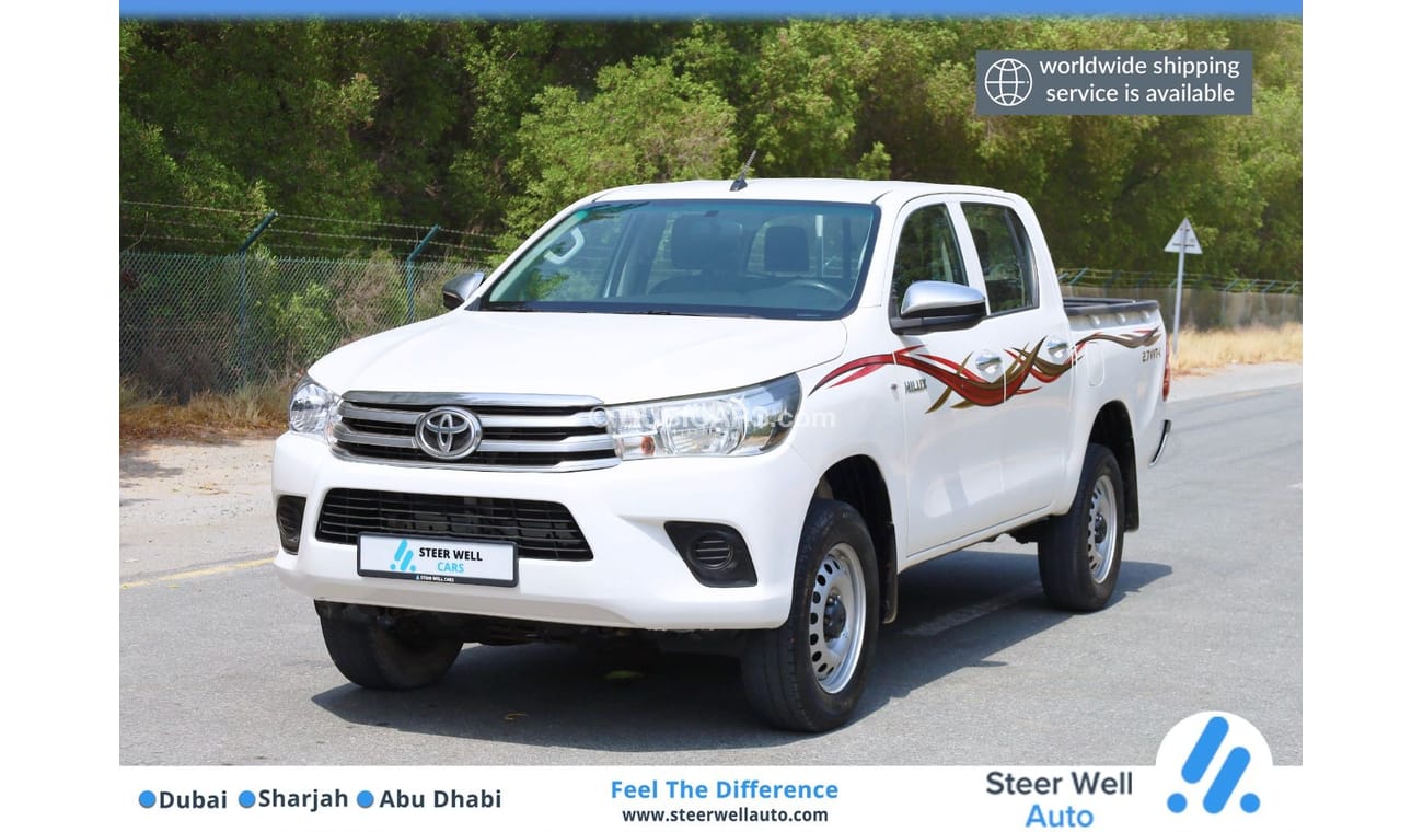 تويوتا هيلوكس GL 2.7L Double Cab Utility 4WD GL Double Cab Pick Up 2.7L 4WD AT - GCC - Like New Condition - Book N