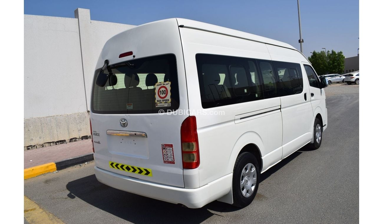 تويوتا هاياس Toyota Hiace Highroof Bus 13 seater, model:2019. Excellent condition