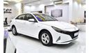 Hyundai Elantra EXCELLENT DEAL for our Hyundai Elantra ( 2023 Model ) in White Color GCC Specs