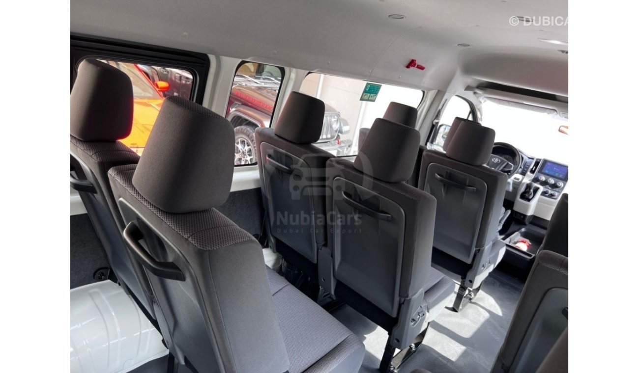 تويوتا هاياس 2024 Toyota Hiace DX with Rear Heater 13-Seater 3.5L V6 Petrol M/T FWD Export For Nigeria