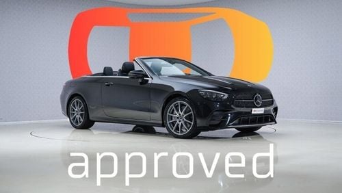 مرسيدس بنز E 450 AMG Line Cabriolet - 2 Years Warranty - Approved Prepared Vehicle