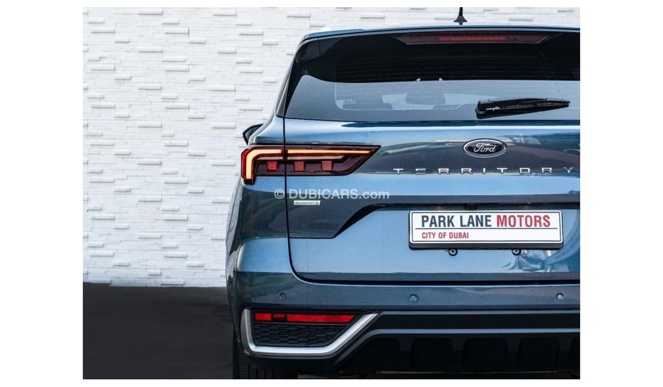 Ford Territory AED 1,258 PM • TERRITORY STD • 1.8L TURBOCHARGE • OFFICIAL FORD WARRANTY + SERVICE PLAN UNTIL 2027