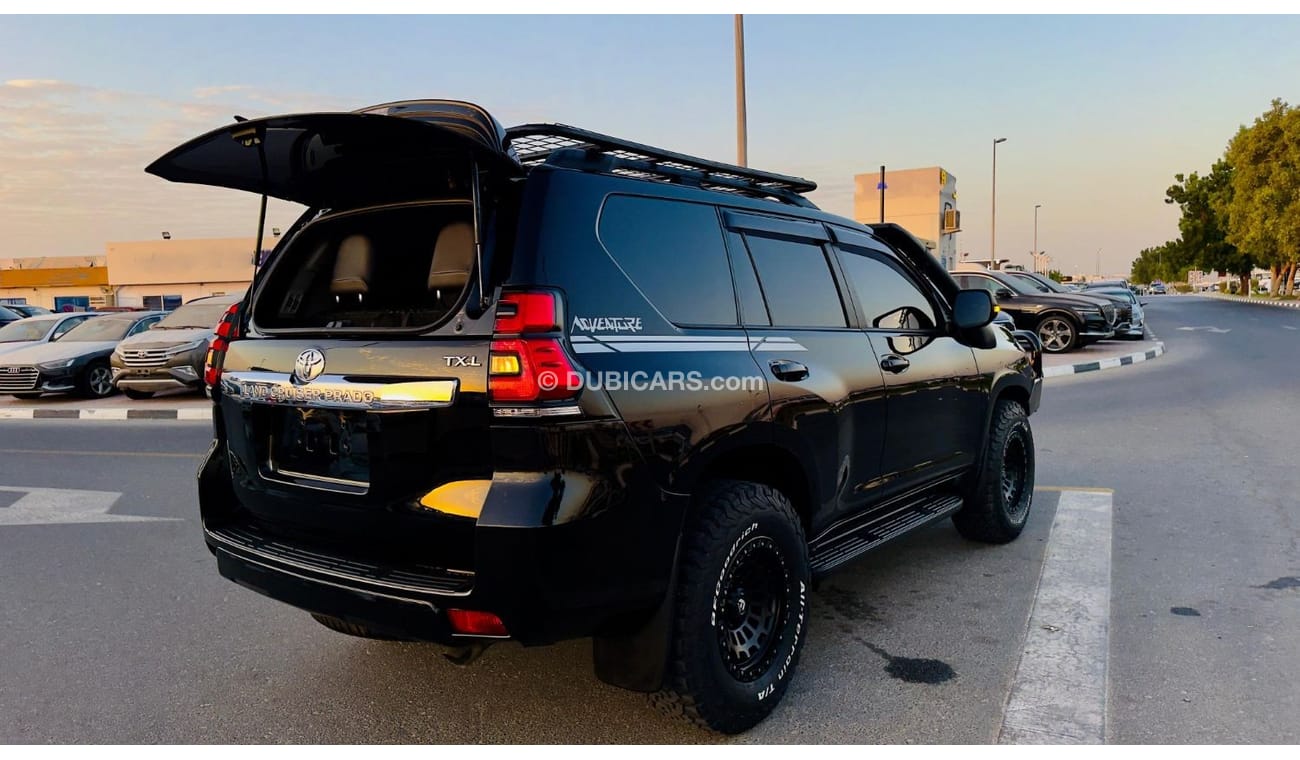 تويوتا برادو AFTER MARKET MODIFIED PRADO | RHD | 2017 (AT) | 2.8L DIESEL ENGINE | AWNING ROOF RACK CAMPING TENT