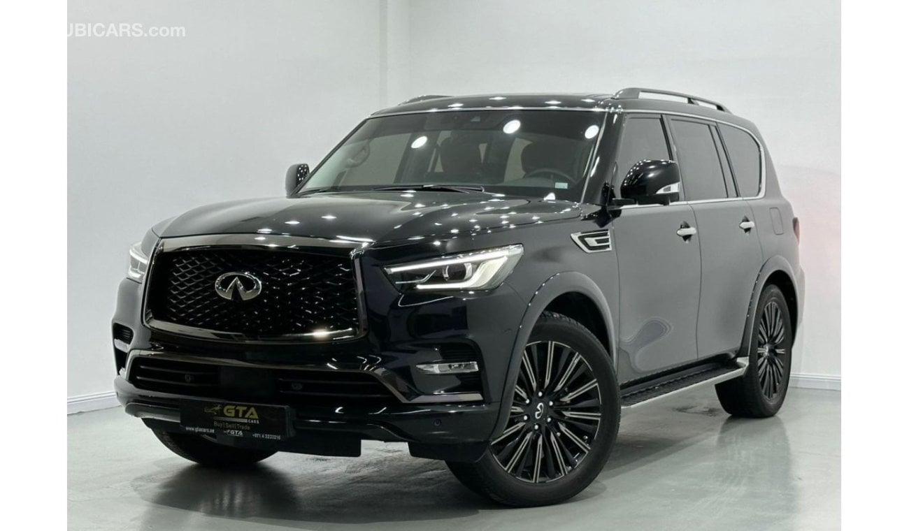 إنفينيتي QX80 الإصدار الأسود 8 2022 Infiniti QX80 Black Edition, 2027 Infiniti Warranty, 2029 Infiniti Service Pac