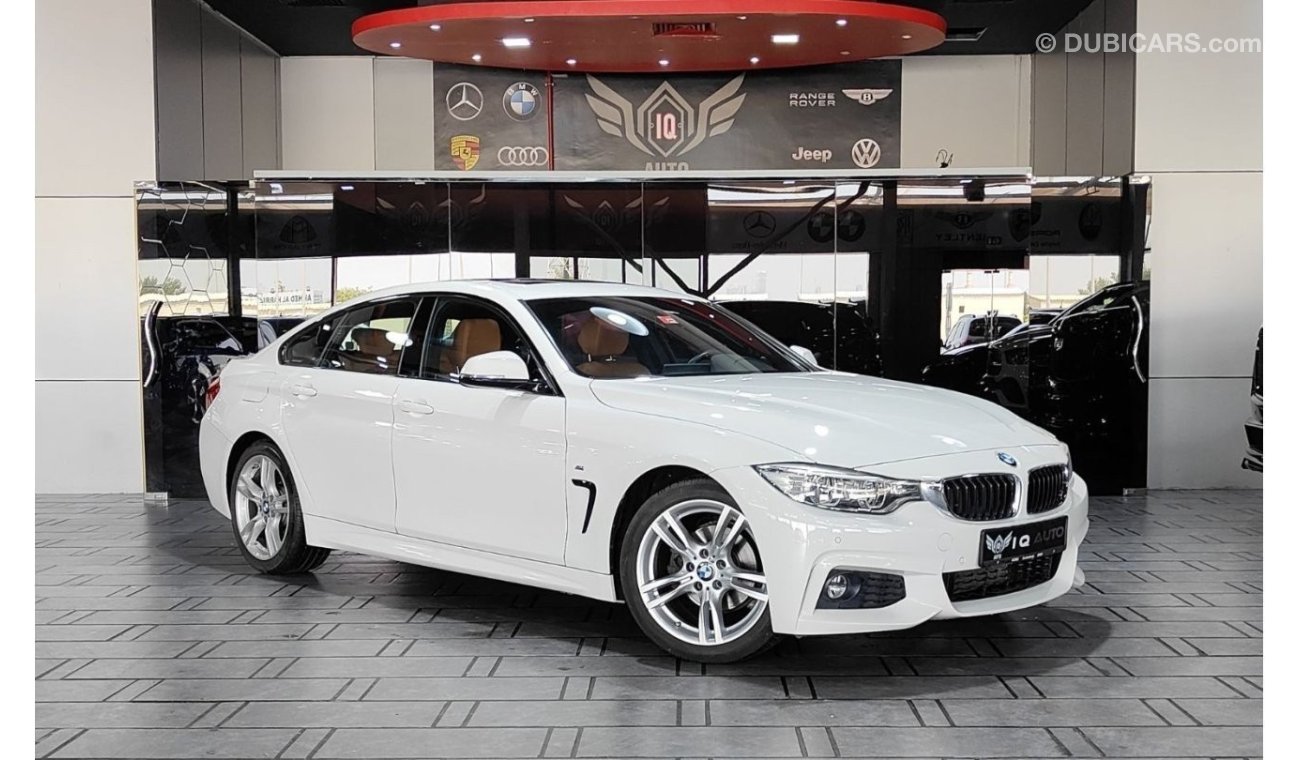 BMW 420i M Sport AED 1,500 P.M | 2017 BMW 4 SERIES  420i M-SPORT 2.0L  | SUNROOF | GCC | UNDER WARRANTY