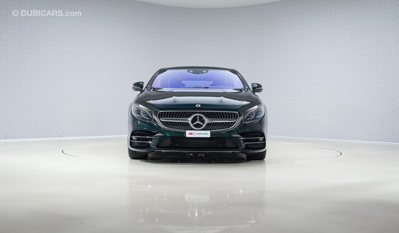 مرسيدس بنز S 560 كوبيه 4Matic - 2 Years Approved Warranty - Approved Prepared Vehicle