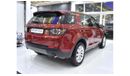 لاند روفر دسكفري سبورت EXCELLENT DEAL for our Land Rover Discovery Sport SE Si4 ( 2016 Model ) in Red Color GCC Specs