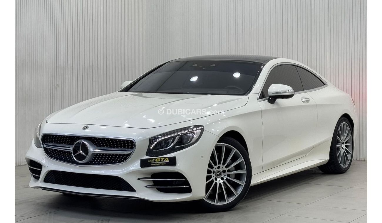 Mercedes-Benz S 560 Coupe AMG 4MATIC 2018 Mercedes Benz S560 AMG 4MATIC Coupe, Warranty, Service History, Full Options, GCC