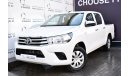 Toyota Hilux AED 1119 PM | 2.7L GL MT 2WD DOUBLE CABIN PICKUP 2020 GCC DEALER WARRANTY