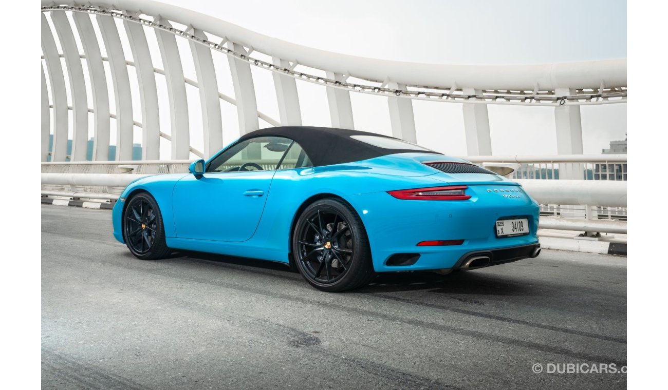 Porsche 911 Porsche Carrera 911 Blue Cabriolet