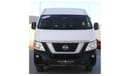 Nissan Urvan Panel Van Std Nissan Urvan 2020 GCC high roof manual in excellent condition