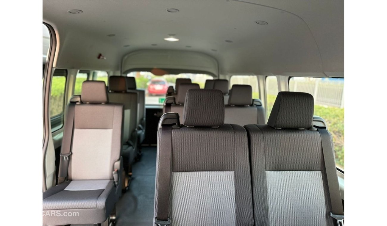 تويوتا هاياس 2025 Toyota Hiace DX 13-Seater 3.5L V6 Petrol M/T (3-Point Seatbelts) Only For Export