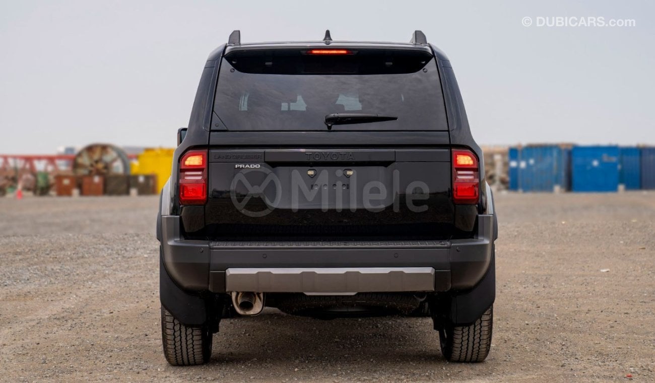 تويوتا برادو RHD 250 WX+ 2.8L DIESEL ADVENTURE PLUS - BLACK: NEW SHAPE (EXPORT ONLY)