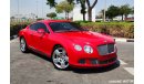 بنتلي كونتيننتال 2013 BENTLEY CONTINENTAL GT (2ND GEN), 2DR COUPE, 6L 12CYL PETROL, AUTOMATIC, ALL WHEEL DRIVE IN EXC