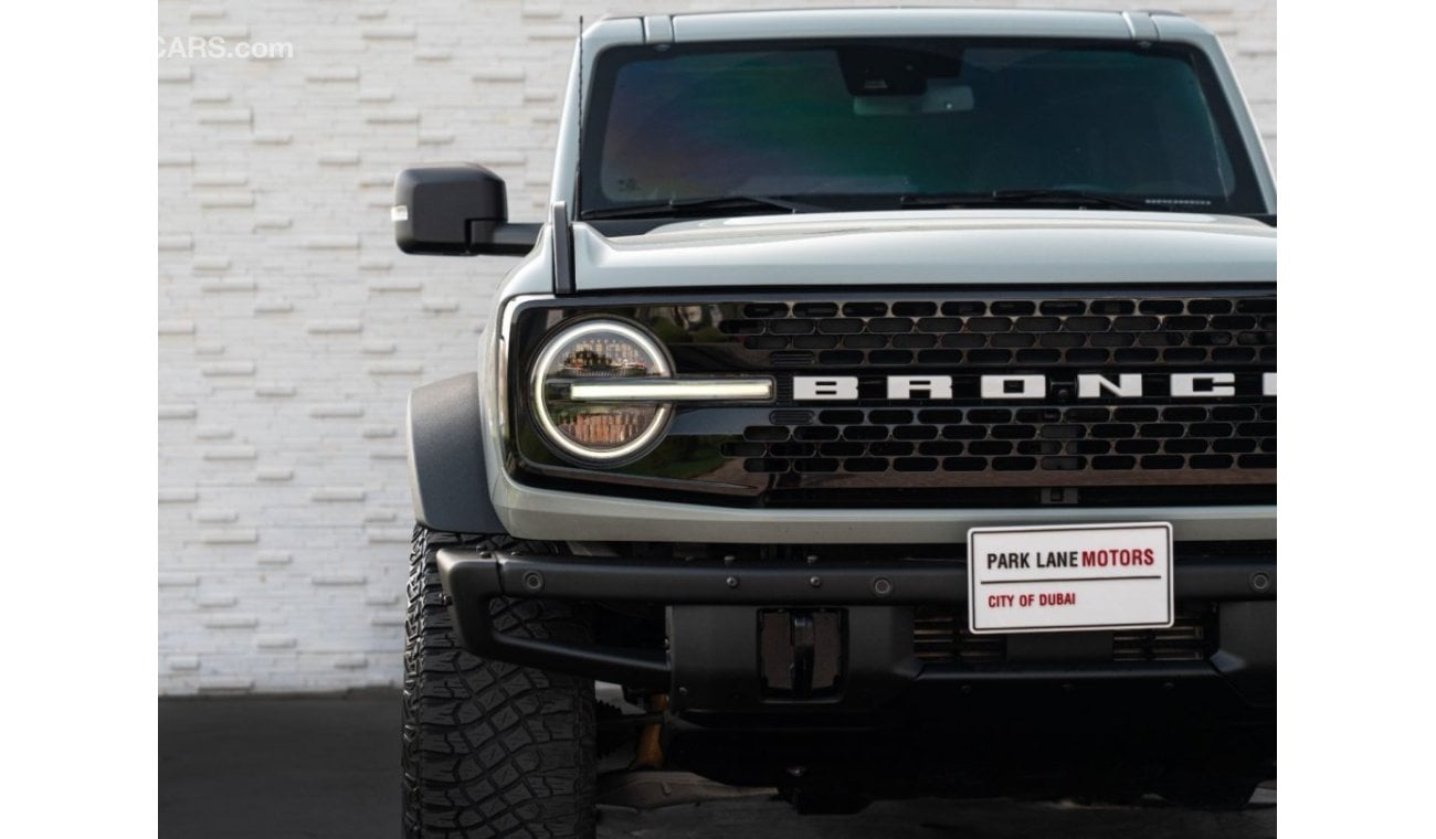 Ford Bronco AED 3,067 PM • BRONCO WILDTRAK 4-DOOR • 2.7L TURBOCHARGED • OFFICIAL FORD WARRANTY & SERVICE PLAN