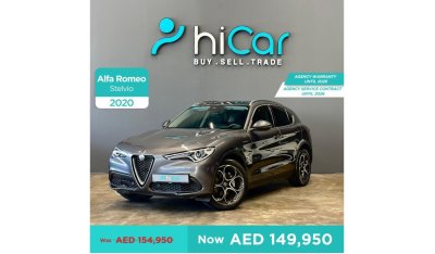 Alfa Romeo Stelvio AED 2,299pm • 0% Downpayment • Super • Agency Warranty & Service Contract Until 2026!