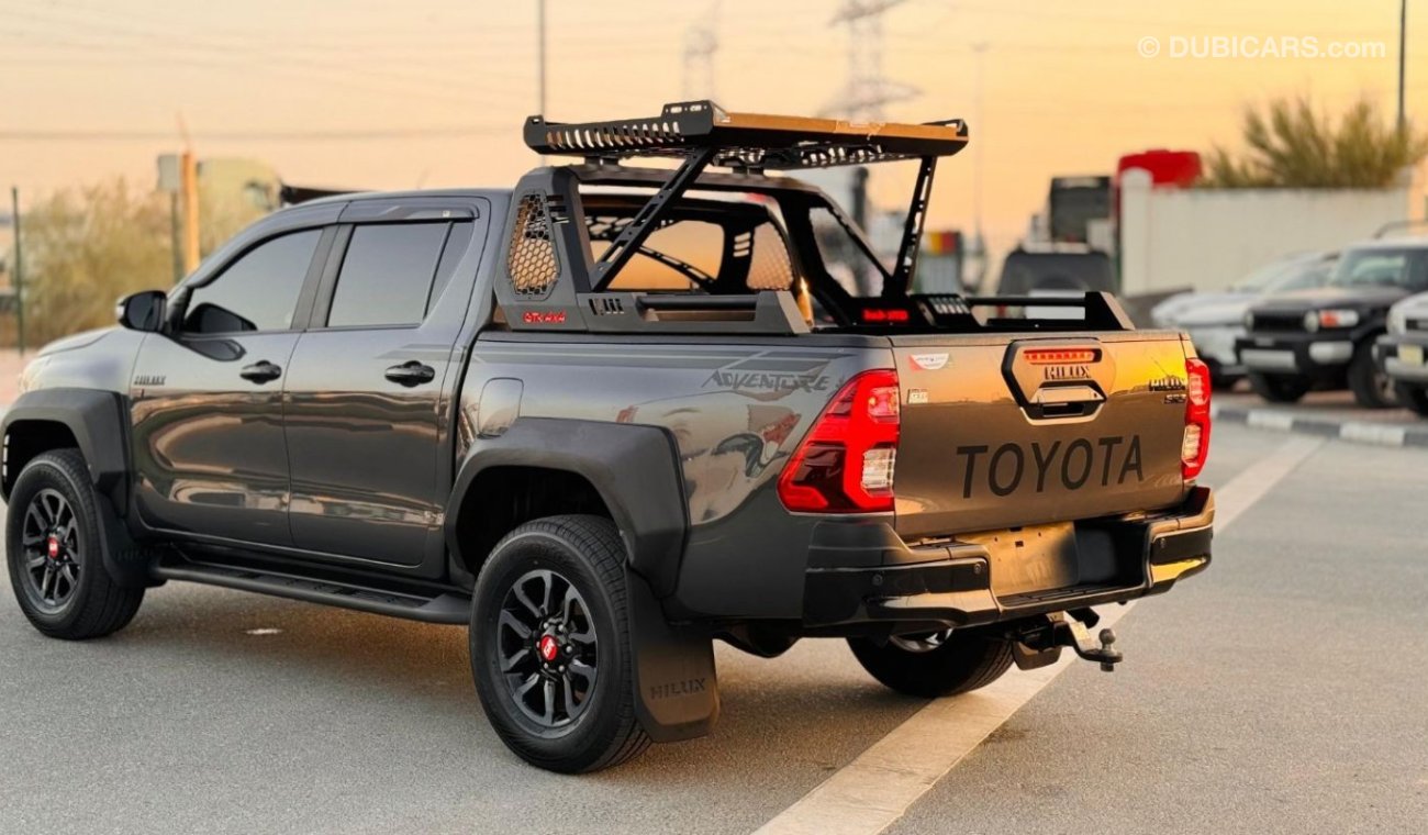 Toyota Hilux MODIFIED TO 2024 GR SPORT | LOADED SPORTS BAR WITH BASKET | AFTER MARKET SIDE FENDERS | 2018 | RHD |