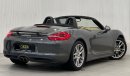 Porsche Boxster S 2015 Porsche Boxster S, Jan 2025 Porsche Warranty, Full Agency Service History, GCC