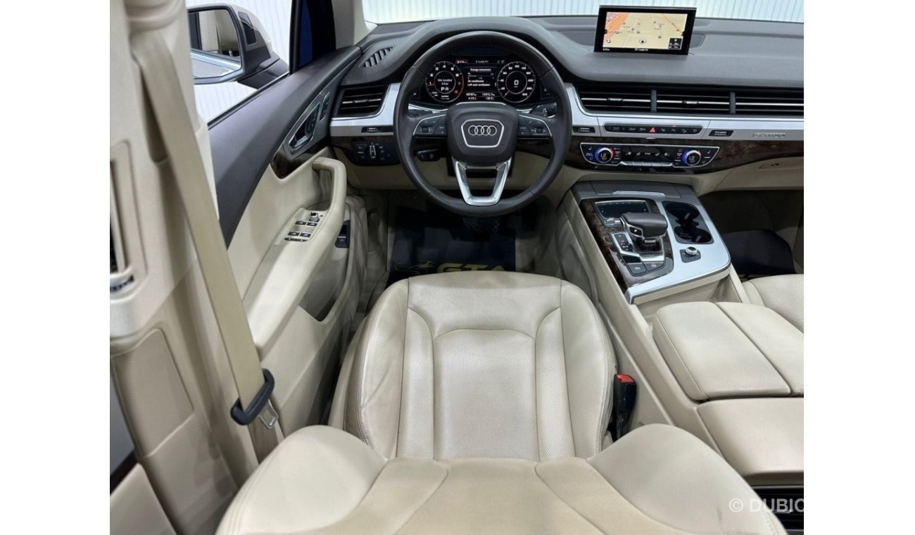 Audi Q7 2019 Audi Q7 55TFSI Quattro 7 Seater, Warranty, Full Audi Service History, Full Options, GCC