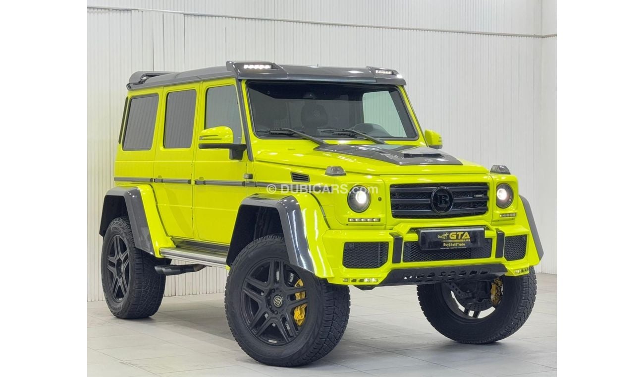 مرسيدس بنز G 500 4X4² 2016 Mercedes G500 4x4 Squared Brabus, Service History, Excellent Condition GCC