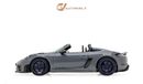 Porsche 718 Boxster 718 GT4RS Spyder Weissach - GCC - With Dealer Warranty