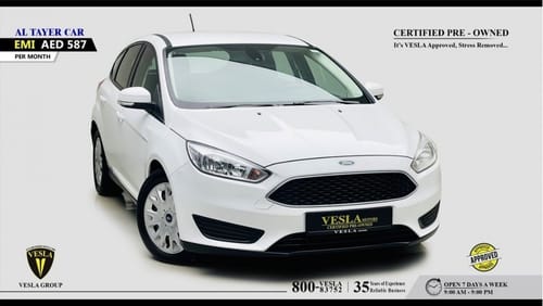 Ford Focus AL TAYER CAR ! + HATCHBACK + ECOBOOST ENGINE  + BLUETOOTH + USB + CENTRAL LOCKS / 2018 / GCC