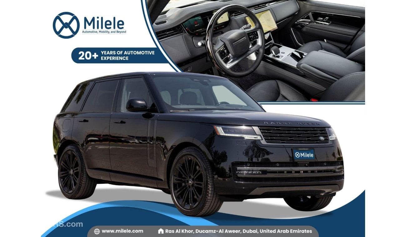 Land Rover Range Rover SE P530: SANTORINI BLACK WITH PREMIUM LEATHER SEATS