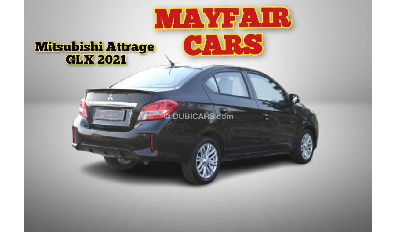 Mitsubishi Attrage GLX 1.2L 0% DP - 1 YEAR WARRANTY - ATTRAGE GLX 2021 - LOW MILEAGE - FIRST OWNER - CRUISE CONTROL