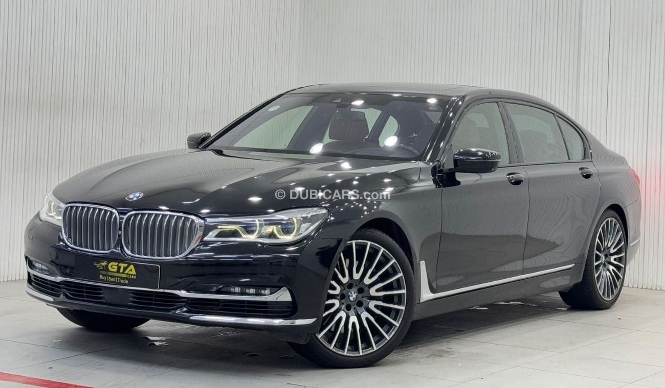 بي أم دبليو 750Li xDrive (450 HP) 2017 BMW 750Li xDrive, Warranty, Sep 2025 BMW Service Pack, Fully Loaded, GCC