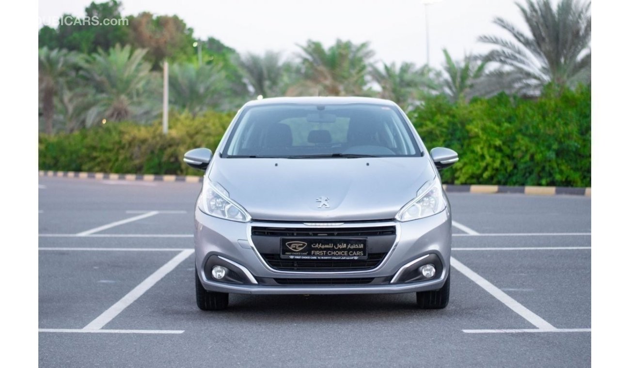 Peugeot 208 AED 383/month 2019 | PEUGEOT | 208 ACTIVE 1.6L | WARRANTY: VALID UNTIL AUG 2024 | P02213