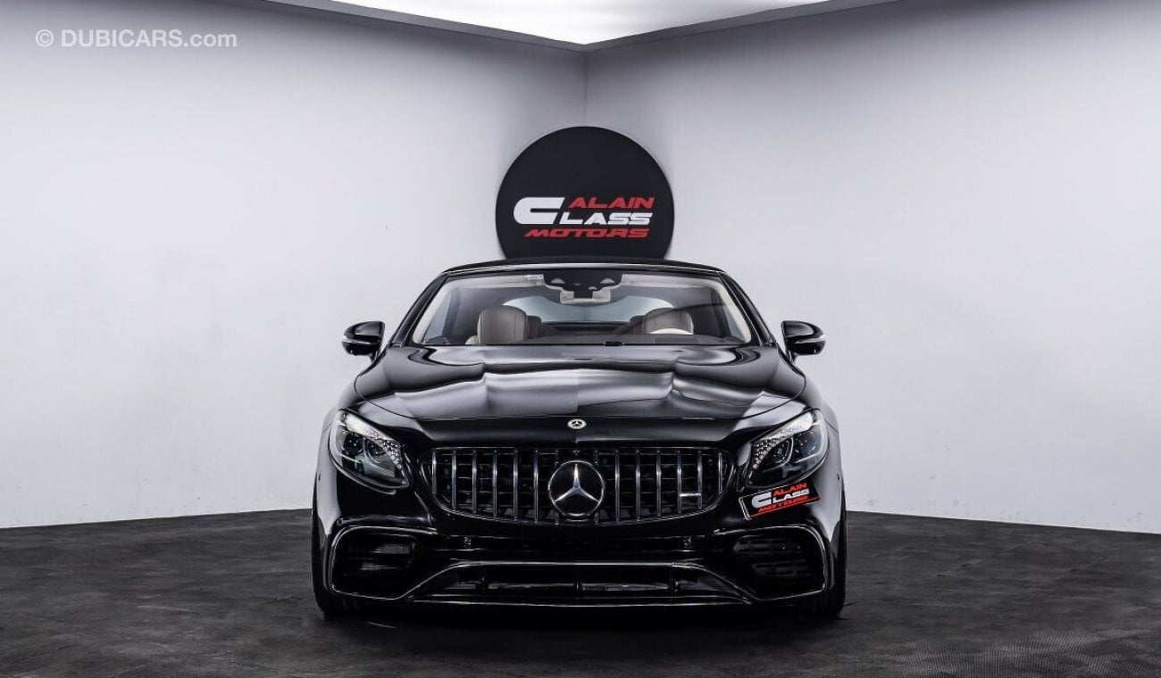 Mercedes-Benz S 63 AMG Cabriolet 2018 - Euro Specs