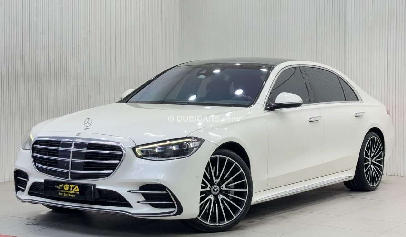 مرسيدس بنز S 580 4MATIC Exclusive 4.0L 2022 Mercedes S580 4Matic, 1 Year Warranty, Full Service History, GCC