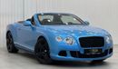 بنتلي كونتيننتال جي تي سي 2013 Bentley Continental GTC Convertible, Full Service History, GCC