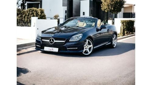 مرسيدس بنز SLK 200 Std AED 1,450 PM | MERCEDES-BENZ SLK-200 | CONVERTIBLE | GCC | LOW MILEAGE | 0% DWONPAYMENT